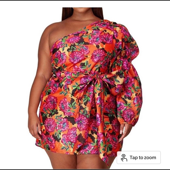 Floral Mini Dress - Picture 1 of 3